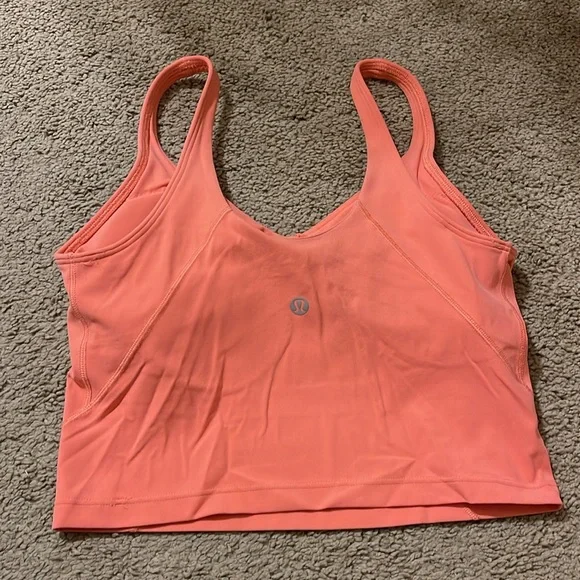 Lululemon align tank raspberry cream Sz 6 - Picture 3 of 4